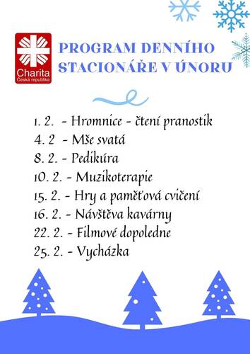 Program DS únor Program DS únor