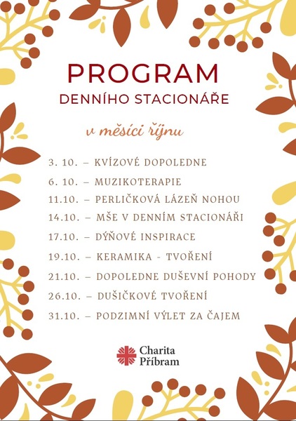 2022 - Program denního stacináře říjen